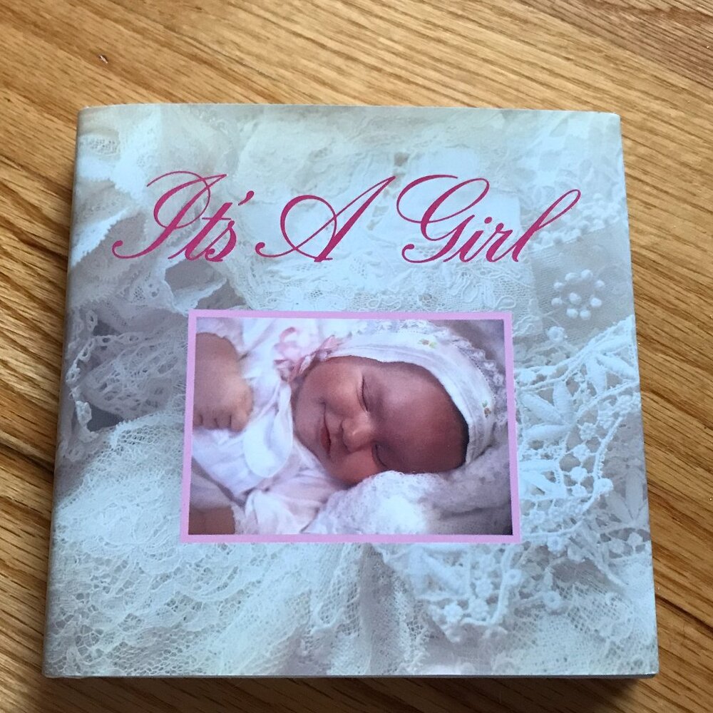 It's A Girl Hardcover Book New Condition